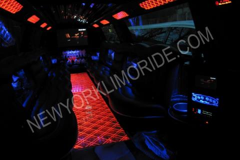 Cadillac Escalade limo for proms