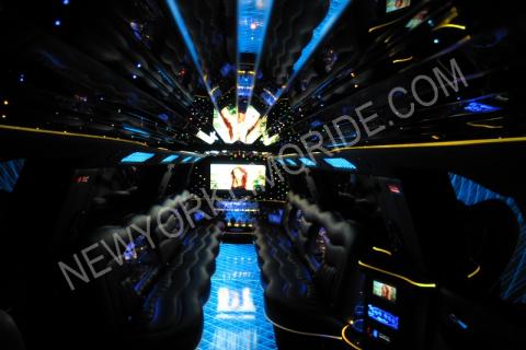 Cadillac Escalade limousine in New York for wedding