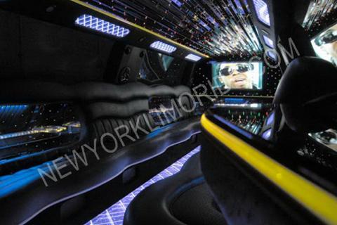Cadillac Escalade limo in NYC